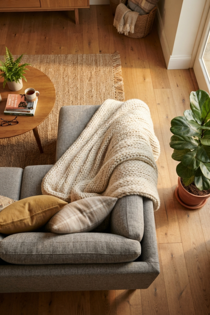 cozy apartment fall decor
