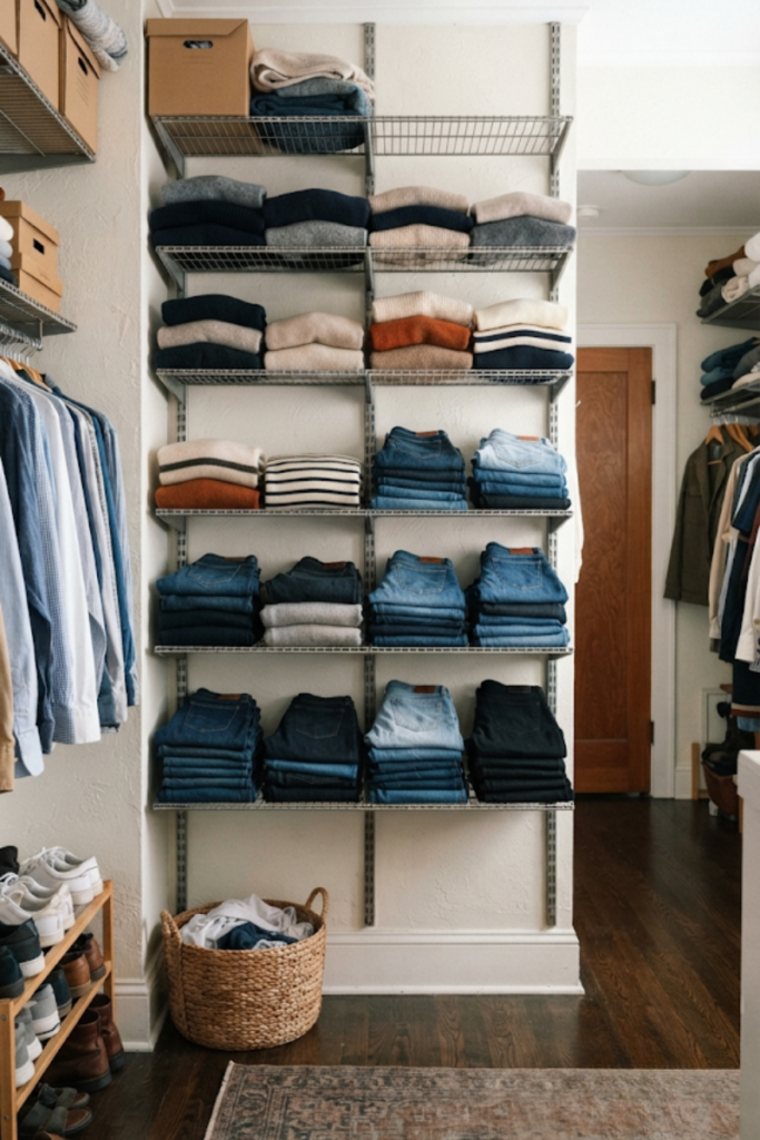 small closet organization