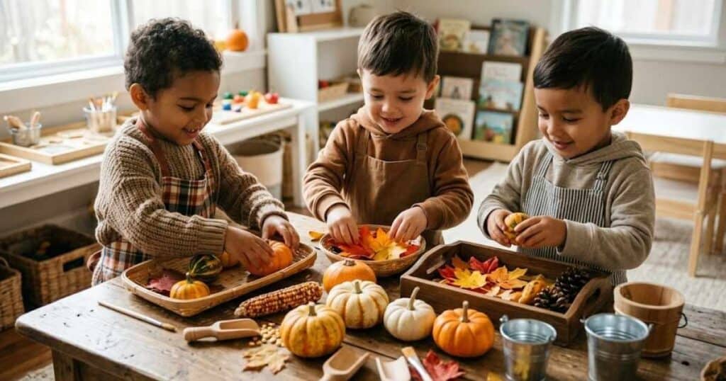 Easy Harvest Sensory Bins