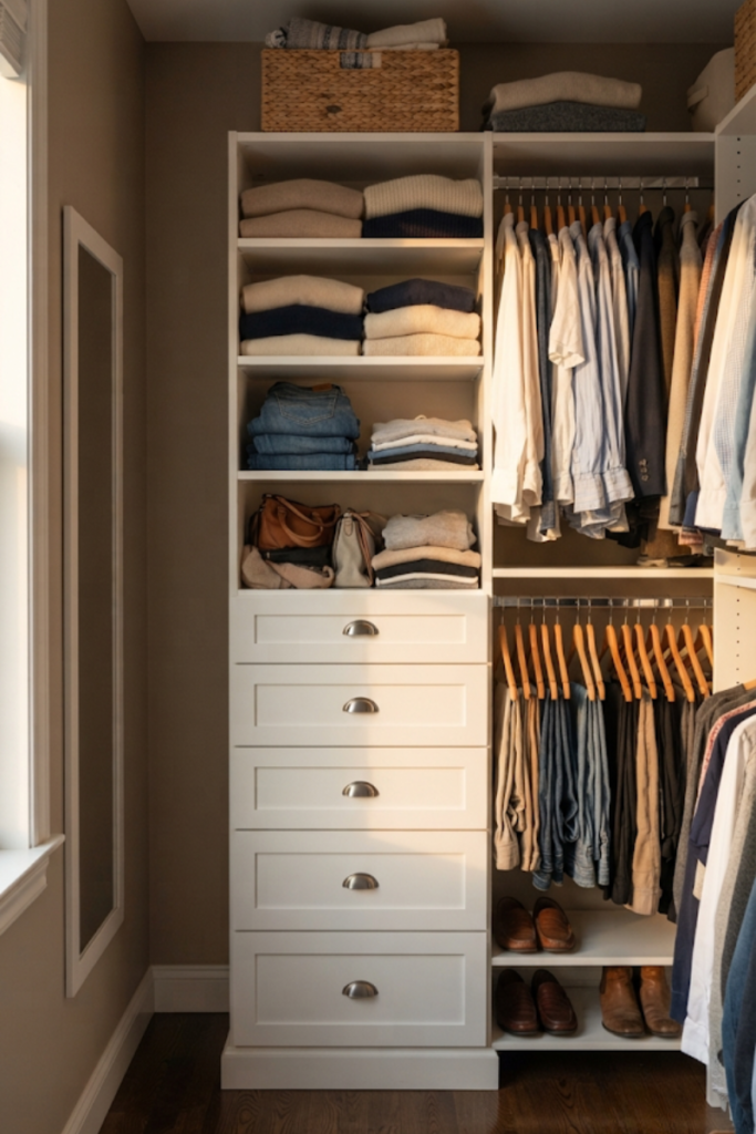 bedroom organization ideas