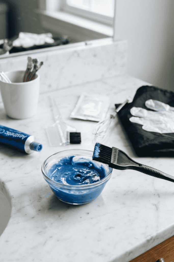 hair tint color,cool,aesthetic,change