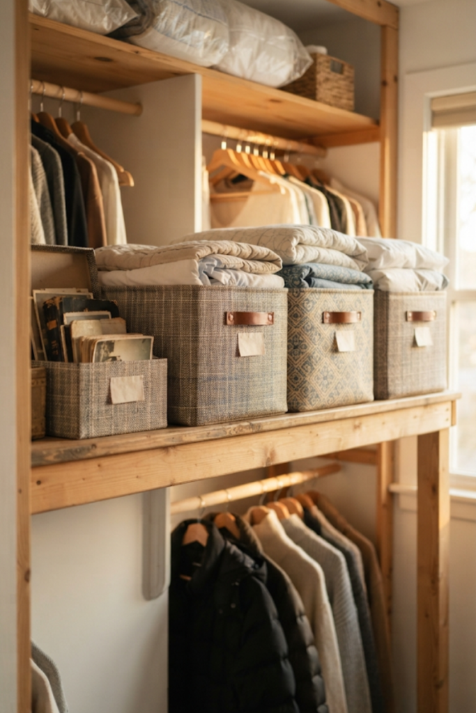 small closet organization