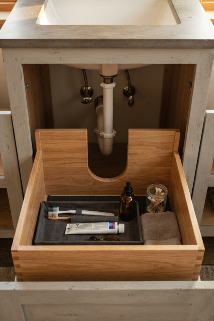 under sink organization
