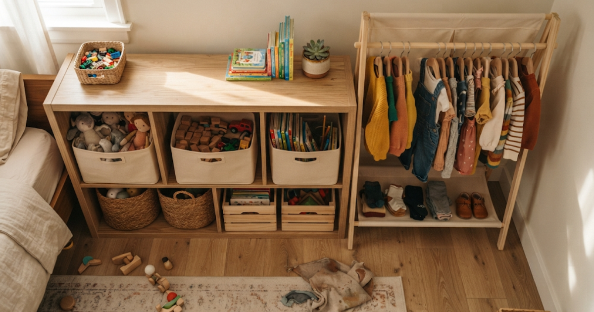 13 Kids Room Organization Ideas for Toys and Clothes