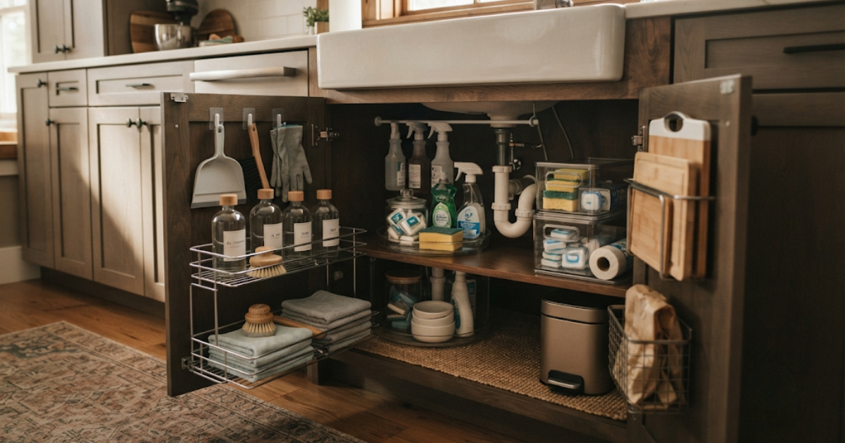 12 Under-Sink Organization Ideas That Maximize Space